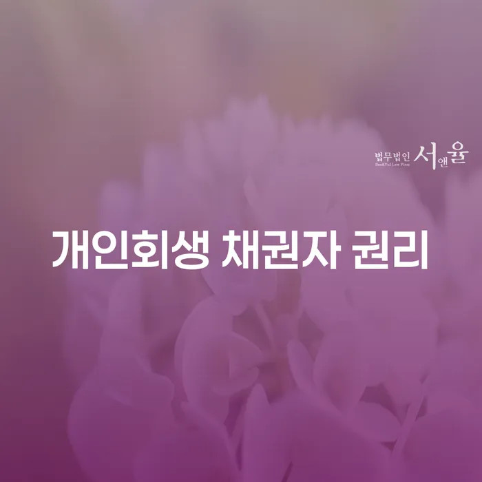 개인회생 채권자 권리: 채권자의 권리를 어떻게 보호할 수 있을까요?